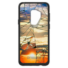 DistinctInk™ OtterBox Symmetry Series Case for Apple iPhone / Samsung Galaxy / Google Pixel - Shattered Glass Sunrise