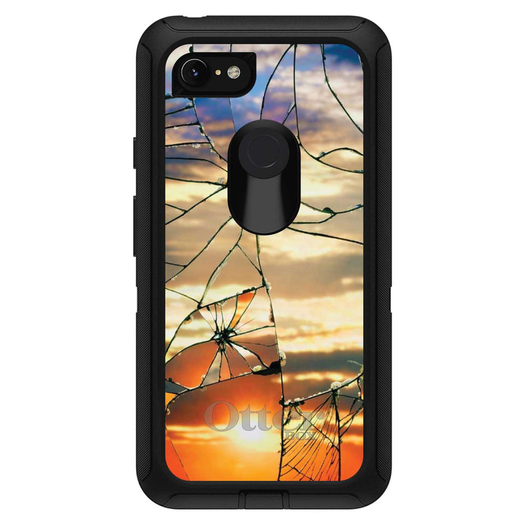 Shattered Glass Sunrise OtterBox Defender Case for iPhone & Galaxy, view 18