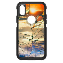 DistinctInk™ OtterBox Commuter Series Case for Apple iPhone or Samsung Galaxy - Shattered Glass Sunrise