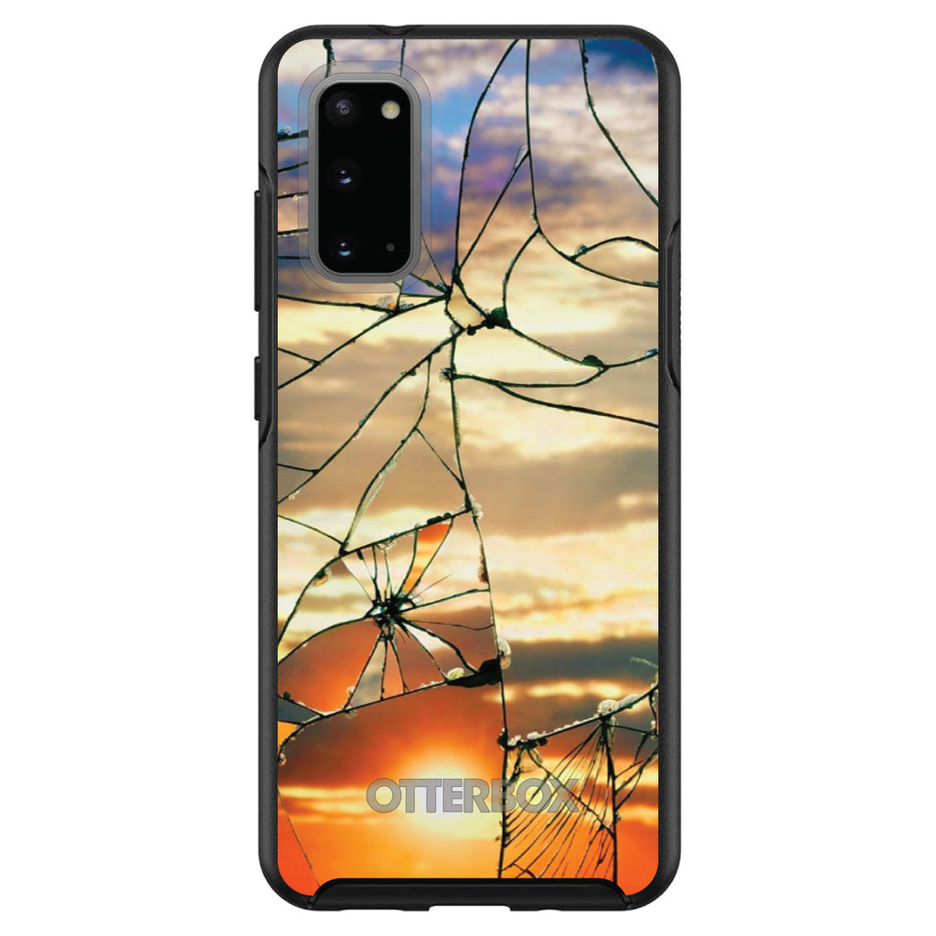 Shattered Glass Sunrise OtterBox Symmetry Case for iPhone & Galaxy, view 5