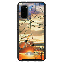 DistinctInk™ OtterBox Symmetry Series Case for Apple iPhone / Samsung Galaxy / Google Pixel - Shattered Glass Sunrise