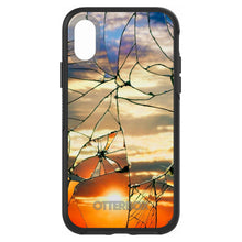 DistinctInk™ OtterBox Symmetry Series Case for Apple iPhone / Samsung Galaxy / Google Pixel - Shattered Glass Sunrise
