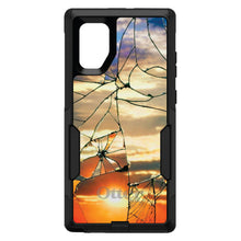 DistinctInk™ OtterBox Commuter Series Case for Apple iPhone or Samsung Galaxy - Shattered Glass Sunrise