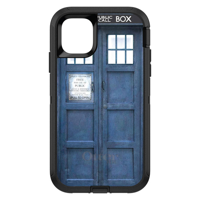 DistinctInk™ OtterBox Defender Series Case for Apple iPhone / Samsung Galaxy / Google Pixel - TARDIS Call Box Photograph