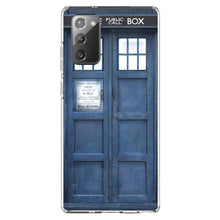 DistinctInk® Clear Shockproof Hybrid Case for Apple iPhone / Samsung Galaxy / Google Pixel - TARDIS Call Box Photograph