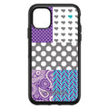Purple Teal Grey Patterns OtterBox Symmetry Case for iPhone & Galaxy