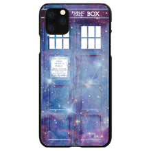 DistinctInk® Hard Plastic Snap-On Case for Apple iPhone or Samsung Galaxy - Fading TARDIS Outer Space Stars