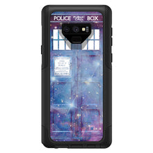 DistinctInk™ OtterBox Commuter Series Case for Apple iPhone or Samsung Galaxy - Fading TARDIS Outer Space Stars