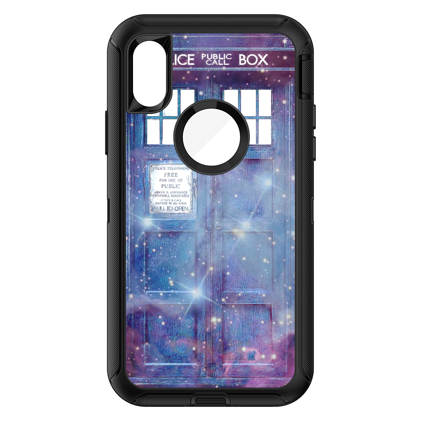 DistinctInk OtterBox Defender Series Case for Apple iPhone / Samsung Galaxy / Google Pixel - Fading TARDIS Outer Space Stars #MWS Options 1951835486 DistinctInk OtterBox Defender Series Case for Apple iPhone / Samsung Galaxy / Google Pixel - Fading TARDIS Outer Space Stars #MWS Options 1951835486