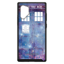 DistinctInk™ OtterBox Symmetry Series Case for Apple iPhone / Samsung Galaxy / Google Pixel - Fading TARDIS Outer Space Stars