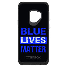 DistinctInk™ OtterBox Symmetry Series Case for Apple iPhone / Samsung Galaxy / Google Pixel - Blue Lives Matter Law Enforcement