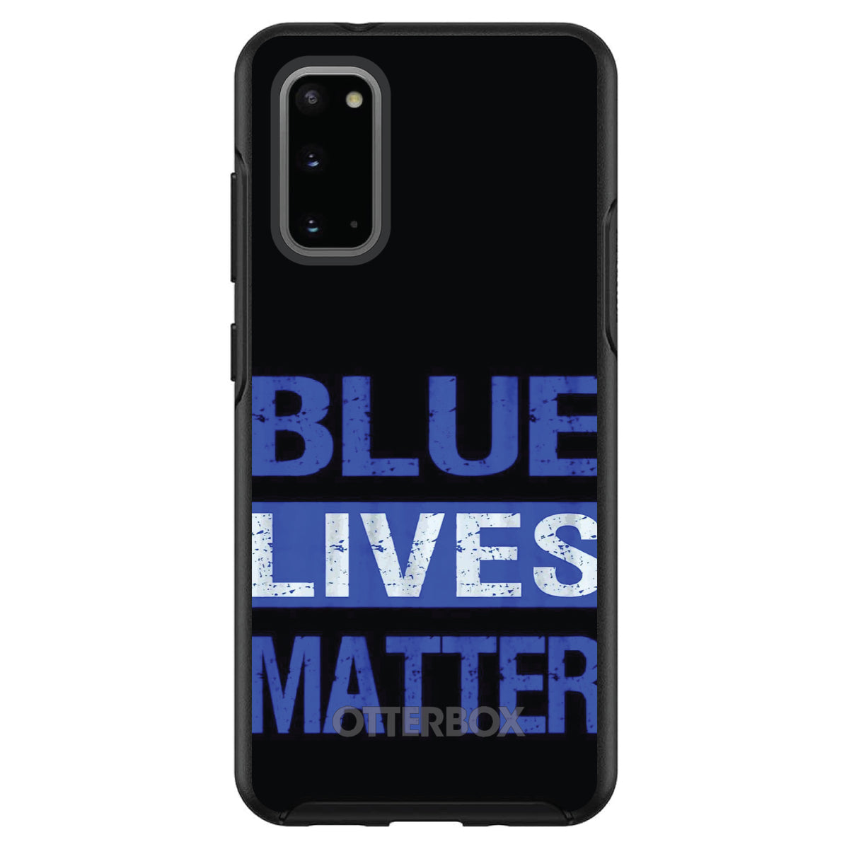 Blue Lives Matter Law Enforcement OtterBox Symmetry Case for iPhone & Galaxy, view 5