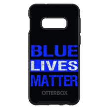 DistinctInk™ OtterBox Symmetry Series Case for Apple iPhone / Samsung Galaxy / Google Pixel - Blue Lives Matter Law Enforcement