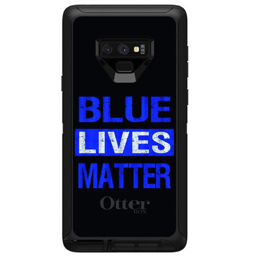 Blue Lives Matter Law Enforcement OtterBox Defender Case for iPhone & Galaxy, view 16