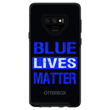 DistinctInk™ OtterBox Symmetry Series Case for Apple iPhone / Samsung Galaxy / Google Pixel - Blue Lives Matter Law Enforcement