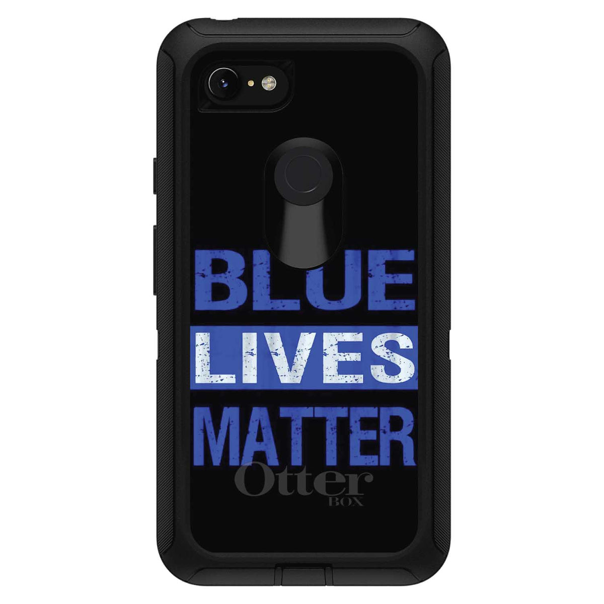 Blue Lives Matter Law Enforcement OtterBox Defender Case for iPhone & Galaxy, view 18