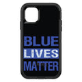 Blue Lives Matter Law Enforcement OtterBox Defender Case for iPhone & Galaxy, view 2