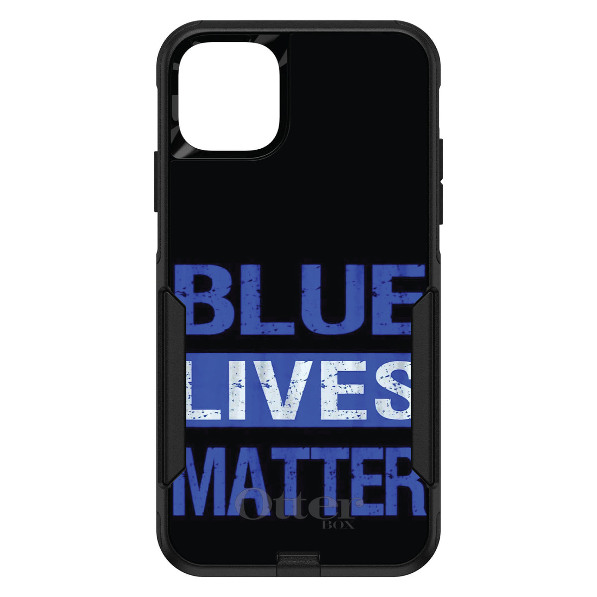 Blue Lives Matter Law Enforcement OtterBox Commuter Case for iPhone & Galaxy, view 2