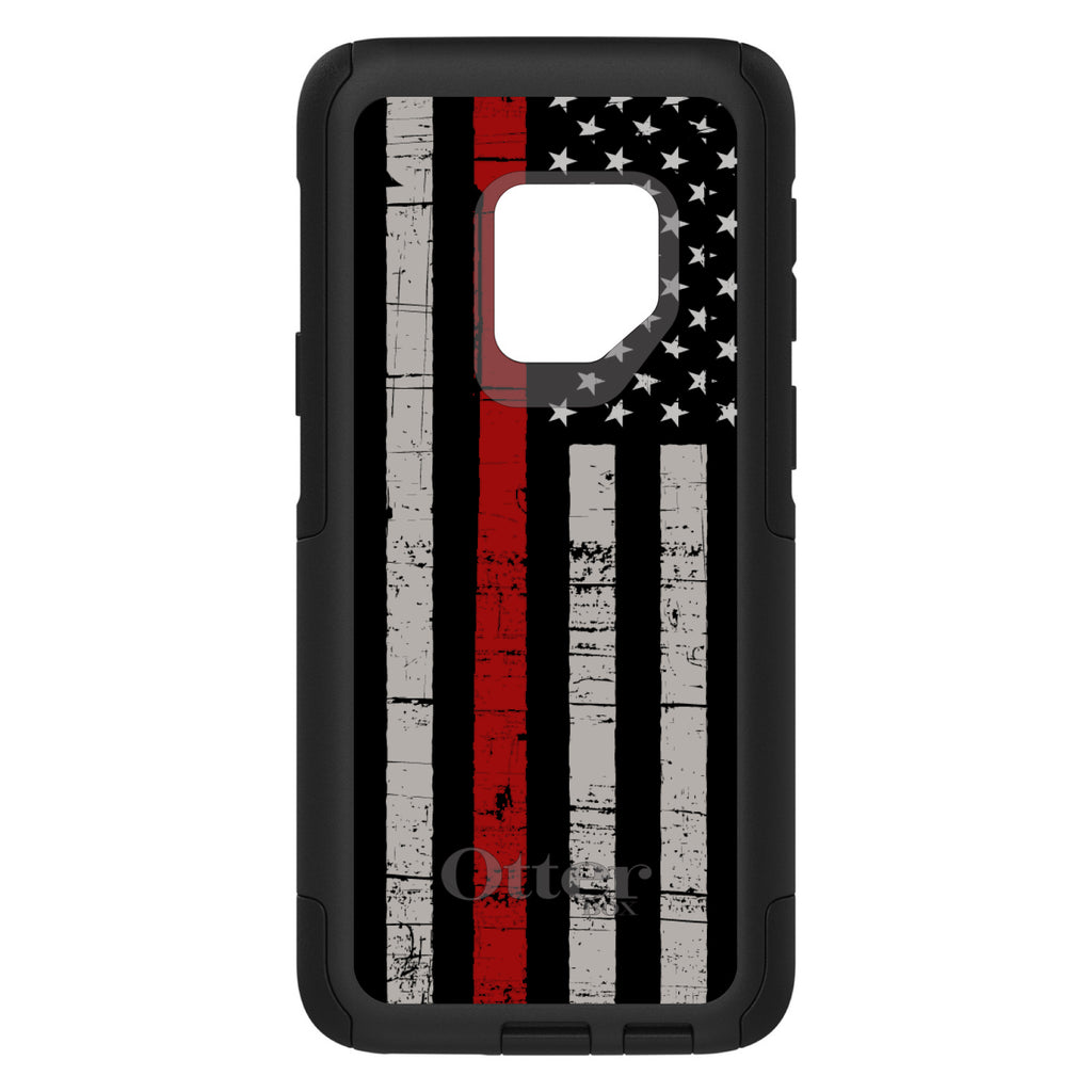 Weathered Thin Red Line OtterBox Commuter Case for iPhone & Galaxy, view 9