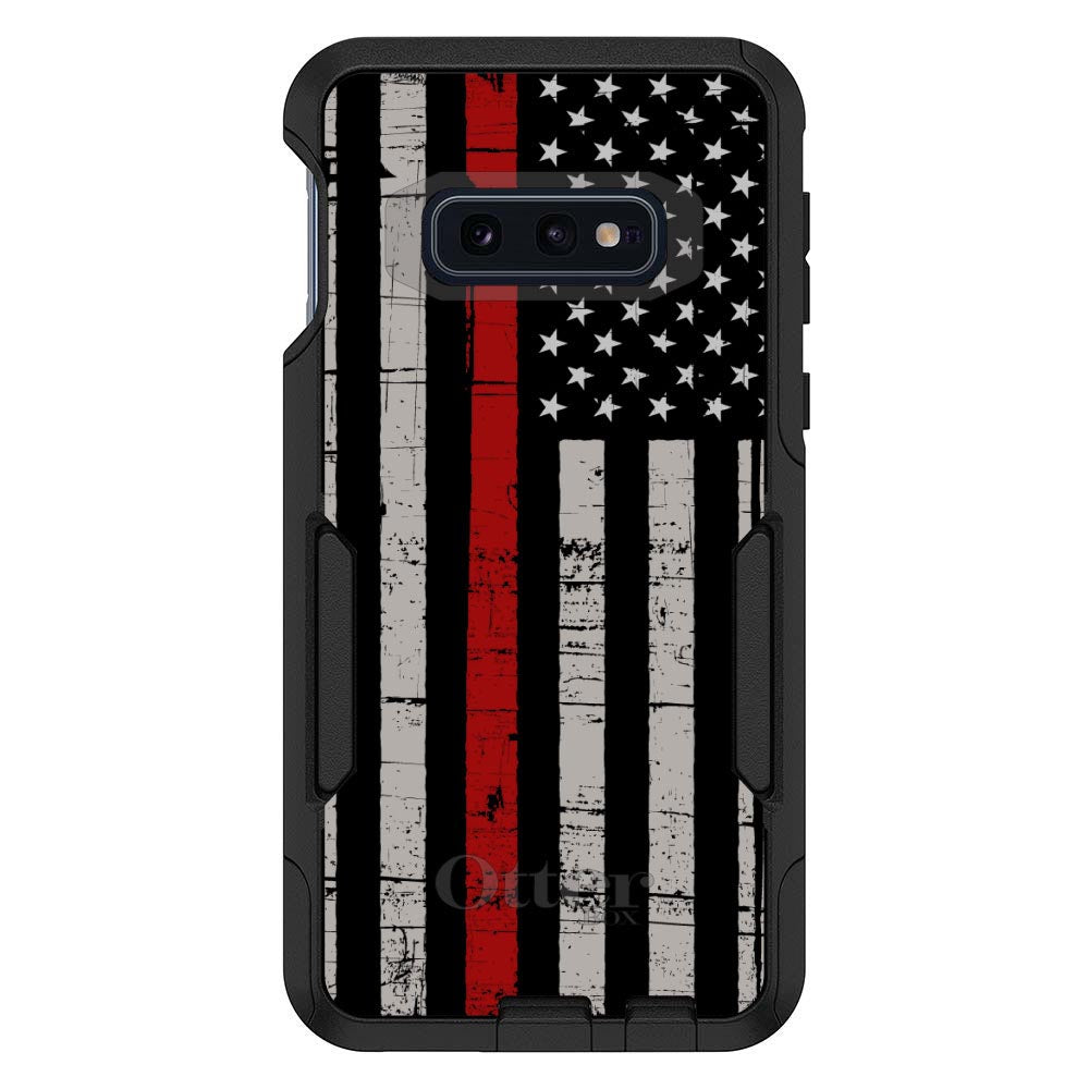 Weathered Thin Red Line OtterBox Commuter Case for iPhone & Galaxy, view 8