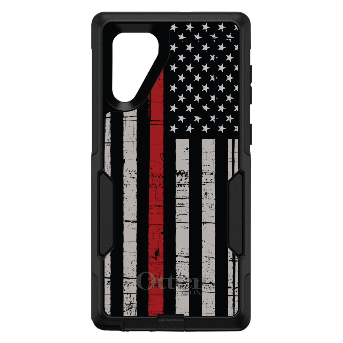 Weathered Thin Red Line OtterBox Commuter Case for iPhone & Galaxy, view 13