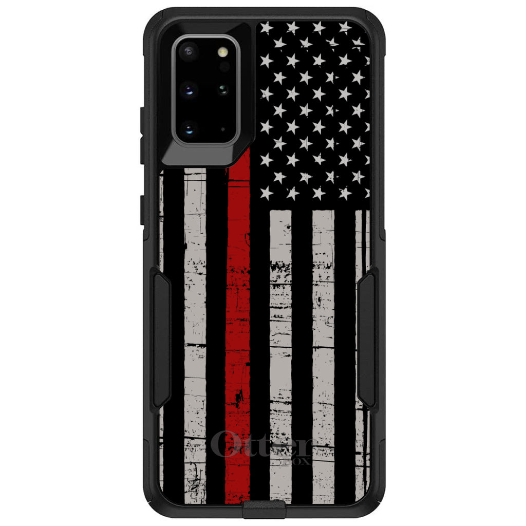 Weathered Thin Red Line OtterBox Commuter Case for iPhone & Galaxy, view 6