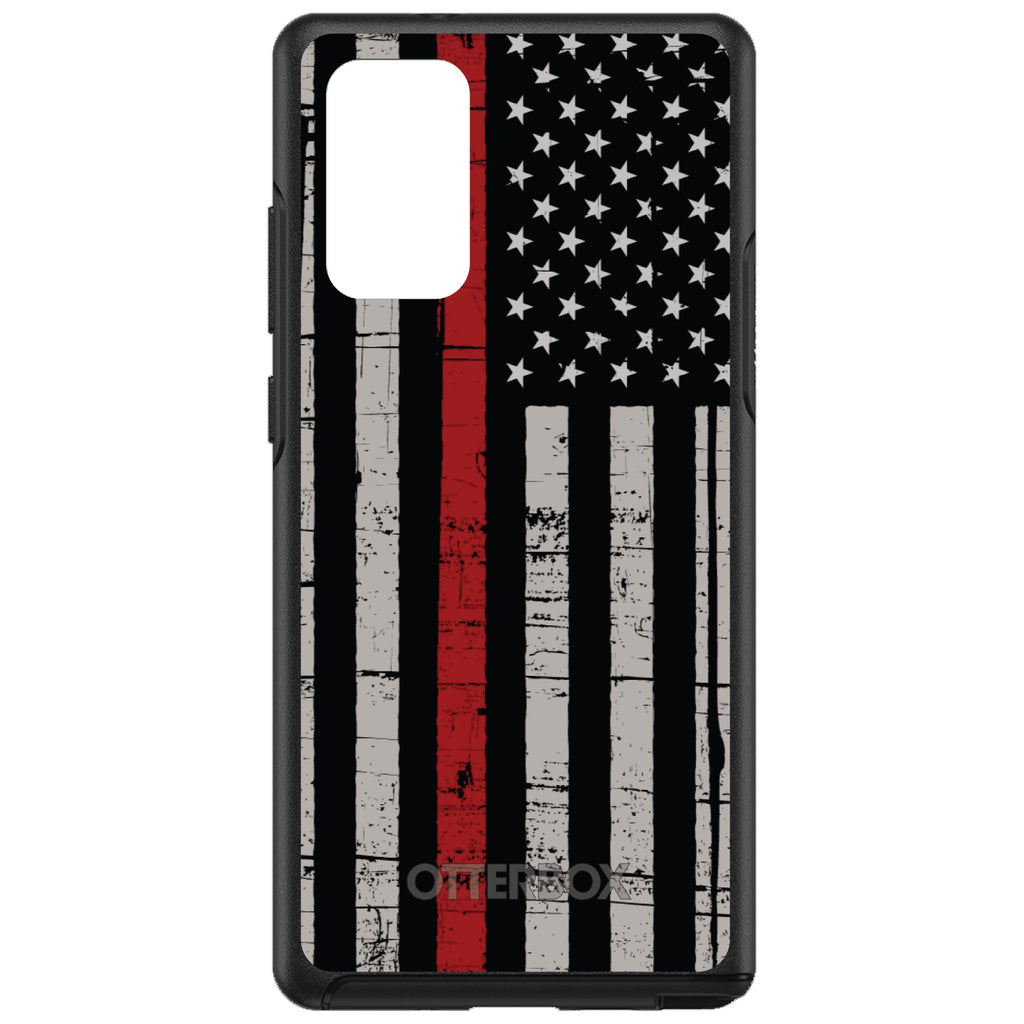 Weathered Thin Red Line OtterBox Symmetry Case for iPhone & Galaxy, view 10