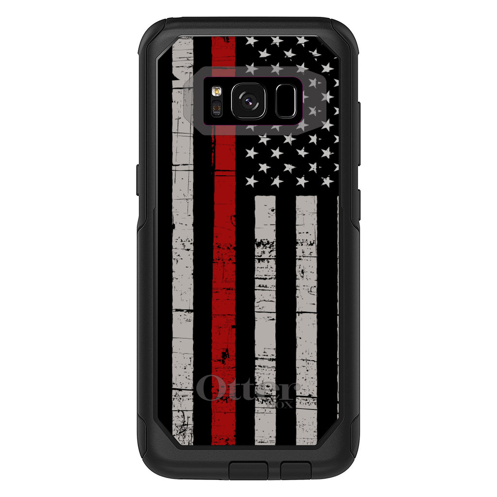 Weathered Thin Red Line OtterBox Commuter Case for iPhone & Galaxy, view 10