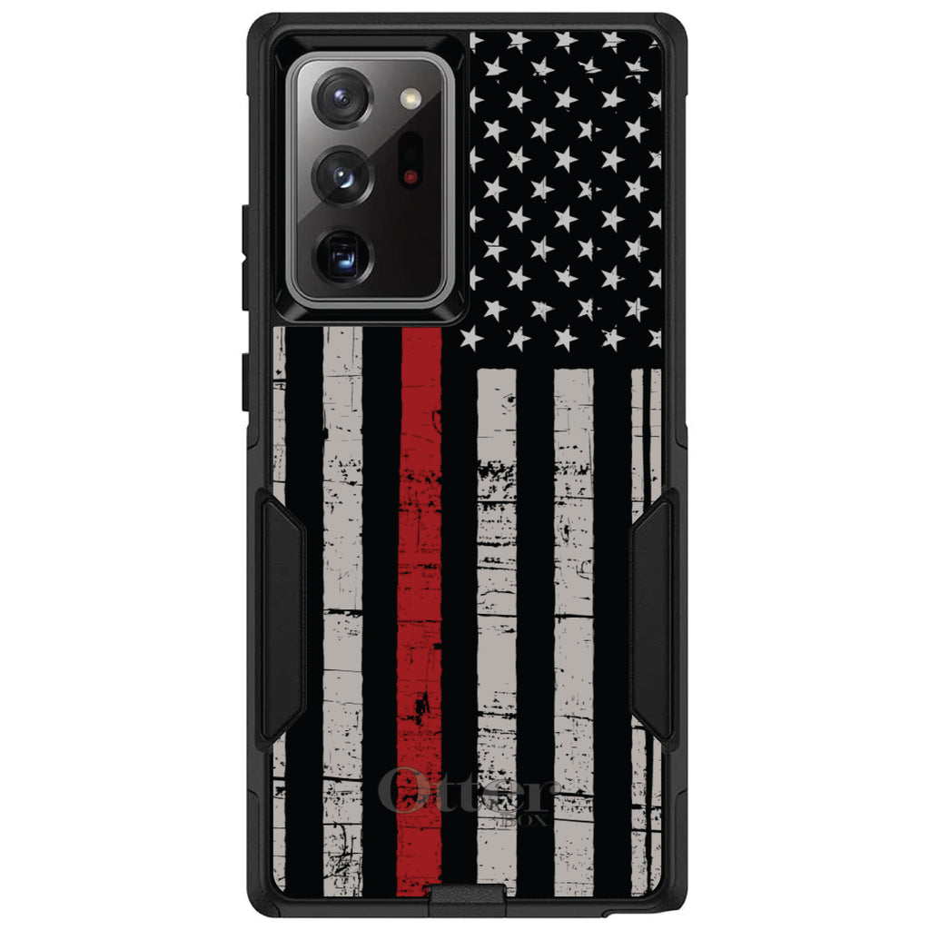 Weathered Thin Red Line OtterBox Commuter Case for iPhone & Galaxy, view 12