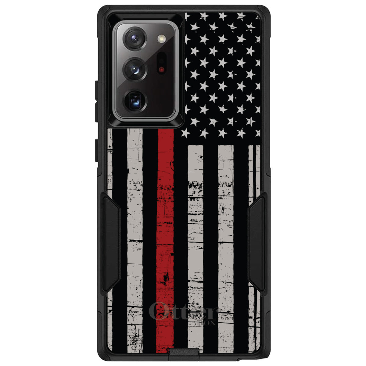 Weathered Thin Red Line OtterBox Commuter Case for iPhone & Galaxy, view 12