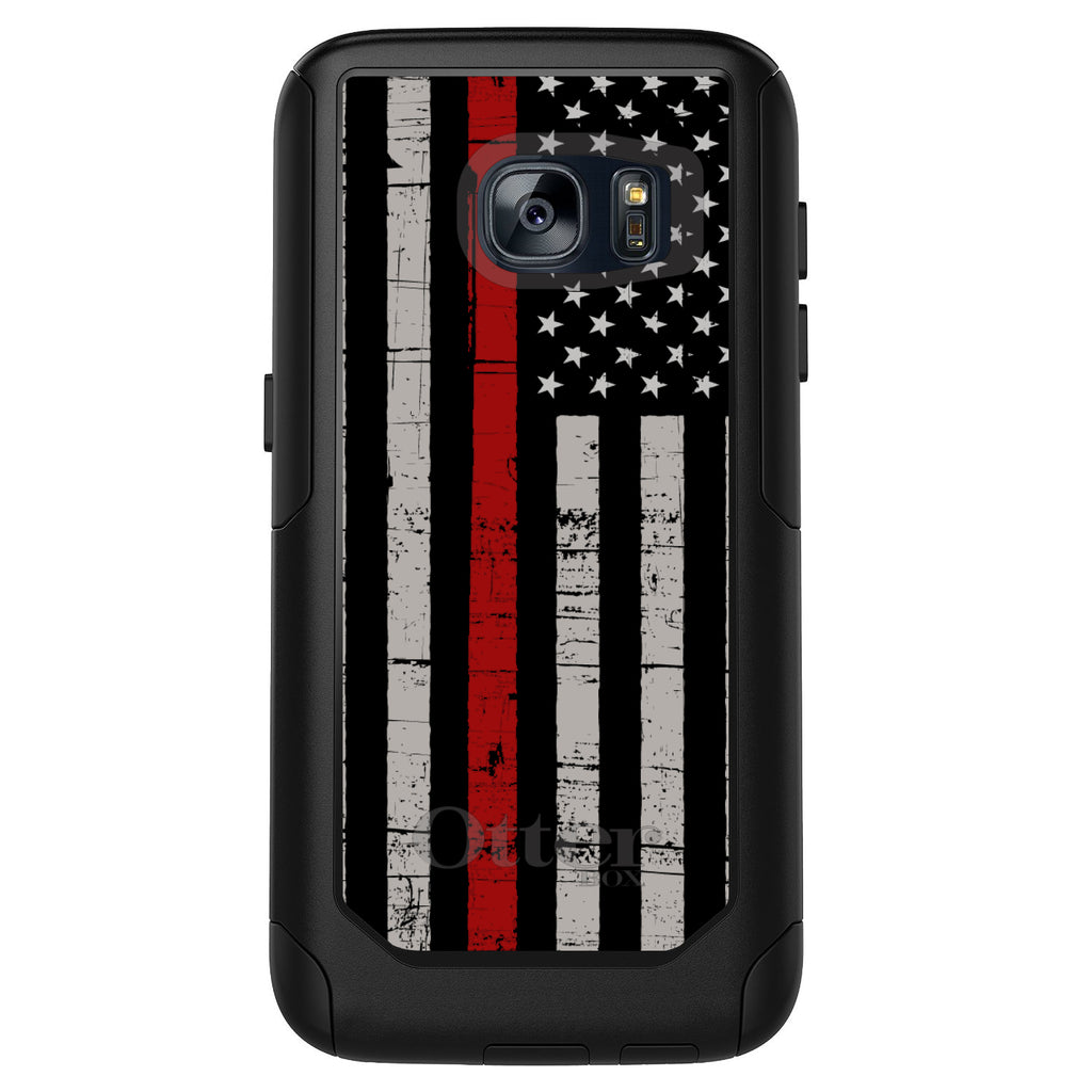 Weathered Thin Red Line OtterBox Commuter Case for iPhone & Galaxy, view 11