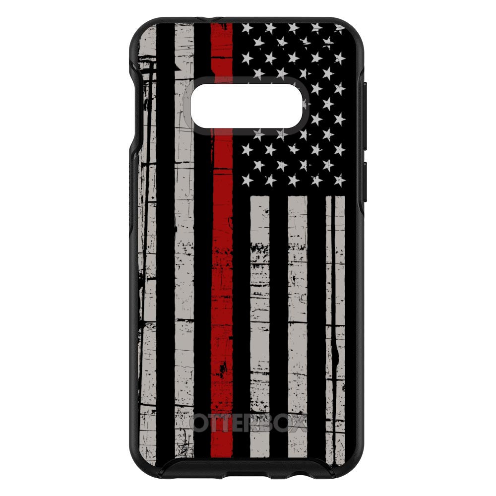 Weathered Thin Red Line OtterBox Symmetry Case for iPhone & Galaxy, view 7