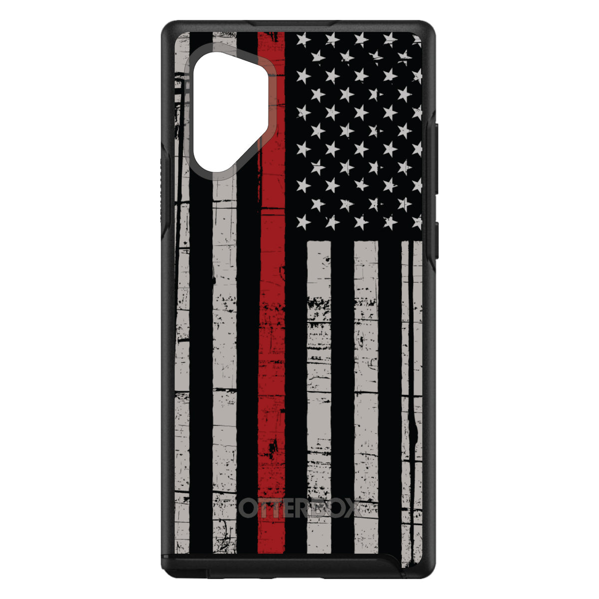 Weathered Thin Red Line OtterBox Symmetry Case for iPhone & Galaxy, view 12