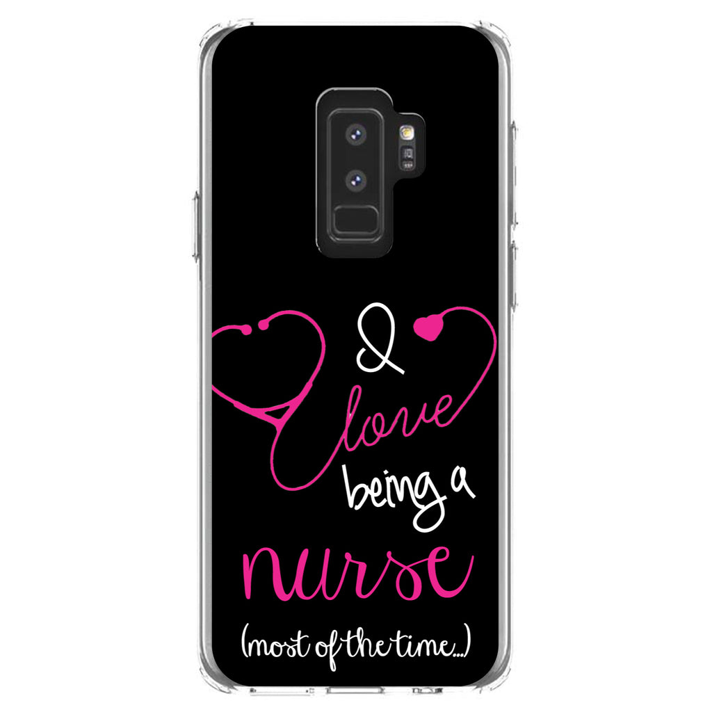 I Love Being A Nurse Most of the Time Clear Shockproof iPhone Case, view 20