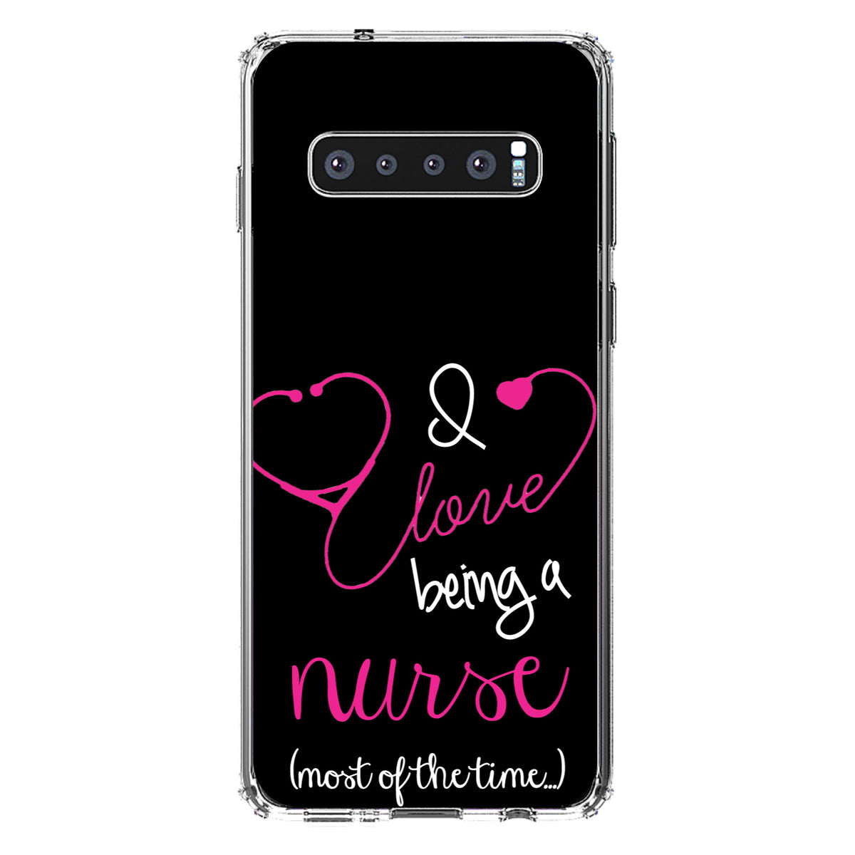 I Love Being A Nurse Most of the Time Clear Shockproof iPhone Case, view 17