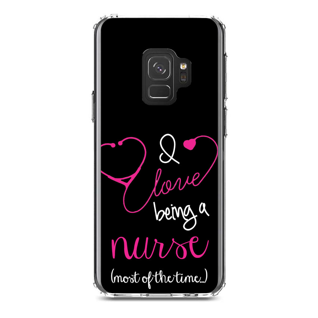 I Love Being A Nurse Most of the Time Clear Shockproof iPhone Case, view 19