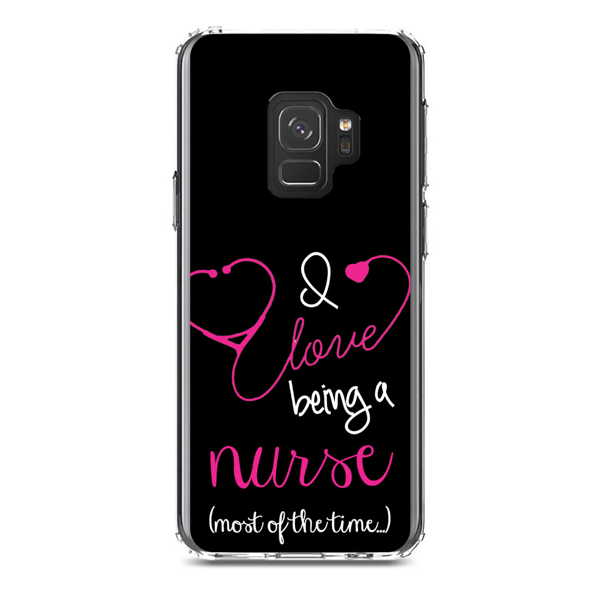 I Love Being A Nurse Most of the Time Clear Shockproof iPhone Case, view 19