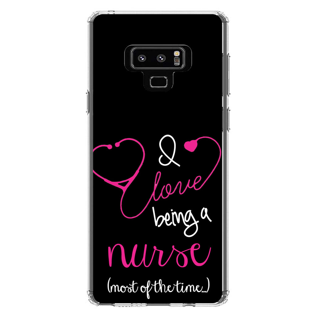 I Love Being A Nurse Most of the Time Clear Shockproof iPhone Case, view 11