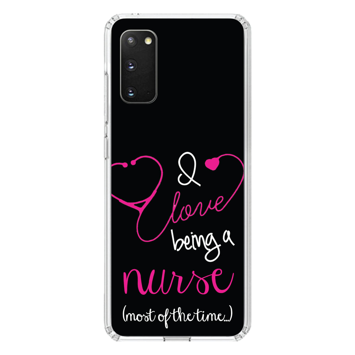 I Love Being A Nurse Most of the Time Clear Shockproof iPhone Case, view 13