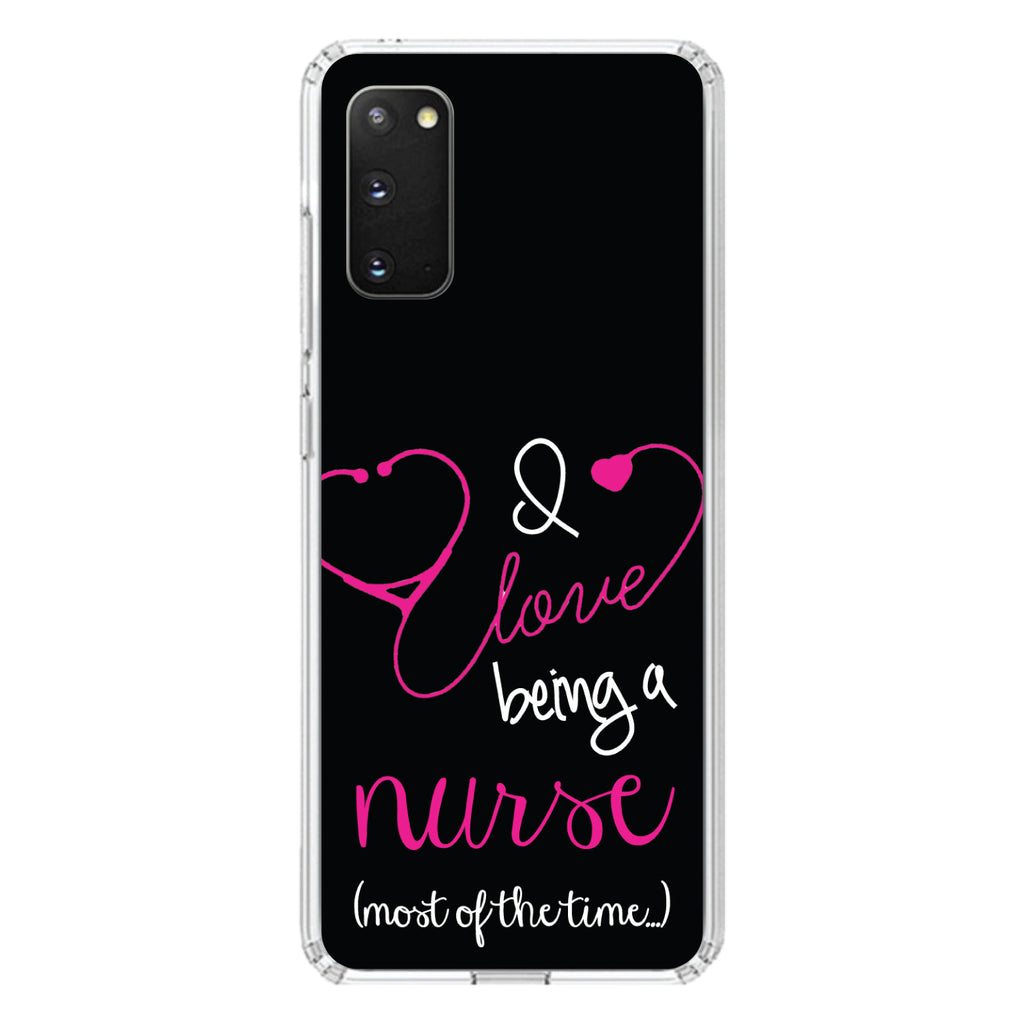 I Love Being A Nurse Most of the Time Clear Shockproof iPhone Case, view 14