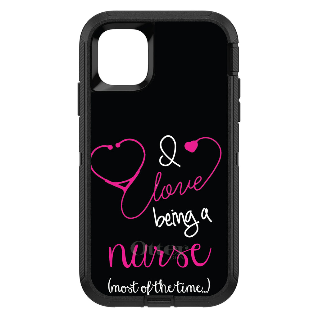 I Love Being A Nurse Most of the Time OtterBox Defender Case for iPhone & Galaxy, view 2