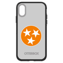 DistinctInk™ OtterBox Symmetry Series Case for Apple iPhone / Samsung Galaxy / Google Pixel - Grey Orange Tennessee Flag