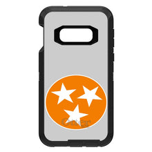DistinctInk™ OtterBox Defender Series Case for Apple iPhone / Samsung Galaxy / Google Pixel - Grey Orange Tennessee Flag