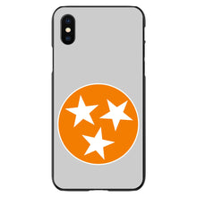 DistinctInk® Hard Plastic Snap-On Case for Apple iPhone or Samsung Galaxy - Grey Orange Tennessee Flag