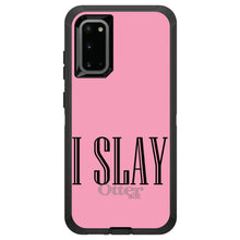 DistinctInk™ OtterBox Defender Series Case for Apple iPhone / Samsung Galaxy / Google Pixel - Black Pink "I Slay"