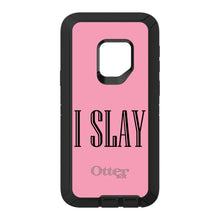 DistinctInk™ OtterBox Defender Series Case for Apple iPhone / Samsung Galaxy / Google Pixel - Black Pink "I Slay"