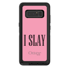 DistinctInk™ OtterBox Defender Series Case for Apple iPhone / Samsung Galaxy / Google Pixel - Black Pink "I Slay"