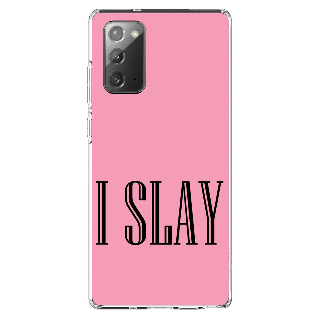 Black Pink I Slay Clear Shockproof iPhone Case, view 8