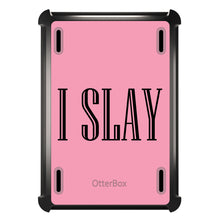 DistinctInk™ OtterBox Defender Series Case for Apple iPad / iPad Pro / iPad Air / iPad Mini - Black Pink "I Slay"