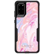 DistinctInk™ OtterBox Commuter Series Case for Apple iPhone or Samsung Galaxy - Pink Blue White Marble